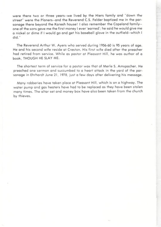 Pleasant Hill UMC Booklet