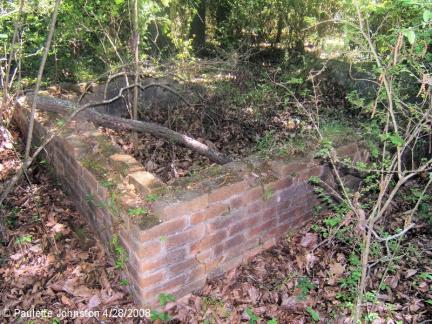 Durr Cemetery Brick Enclosure