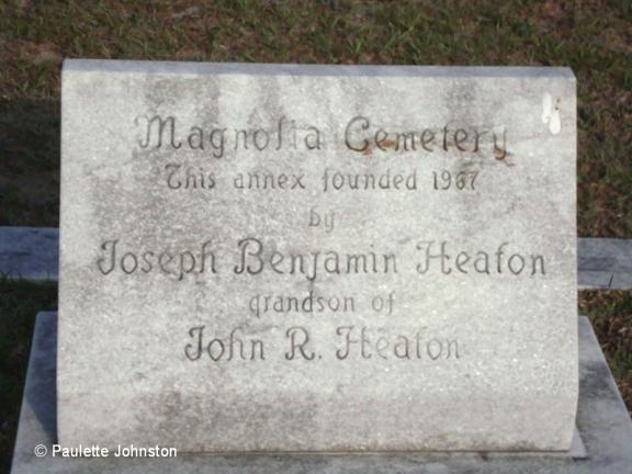 Magnolia Cemetery Monument