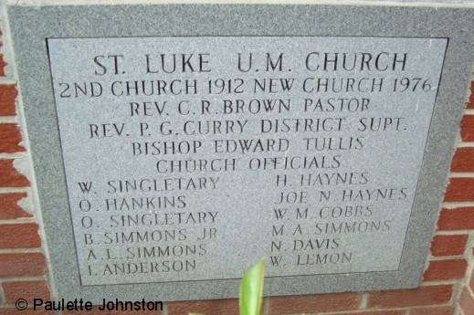 St. Luke UMC Sign